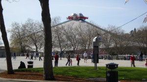 Key Arena: The Sonics soon to be temporary home.